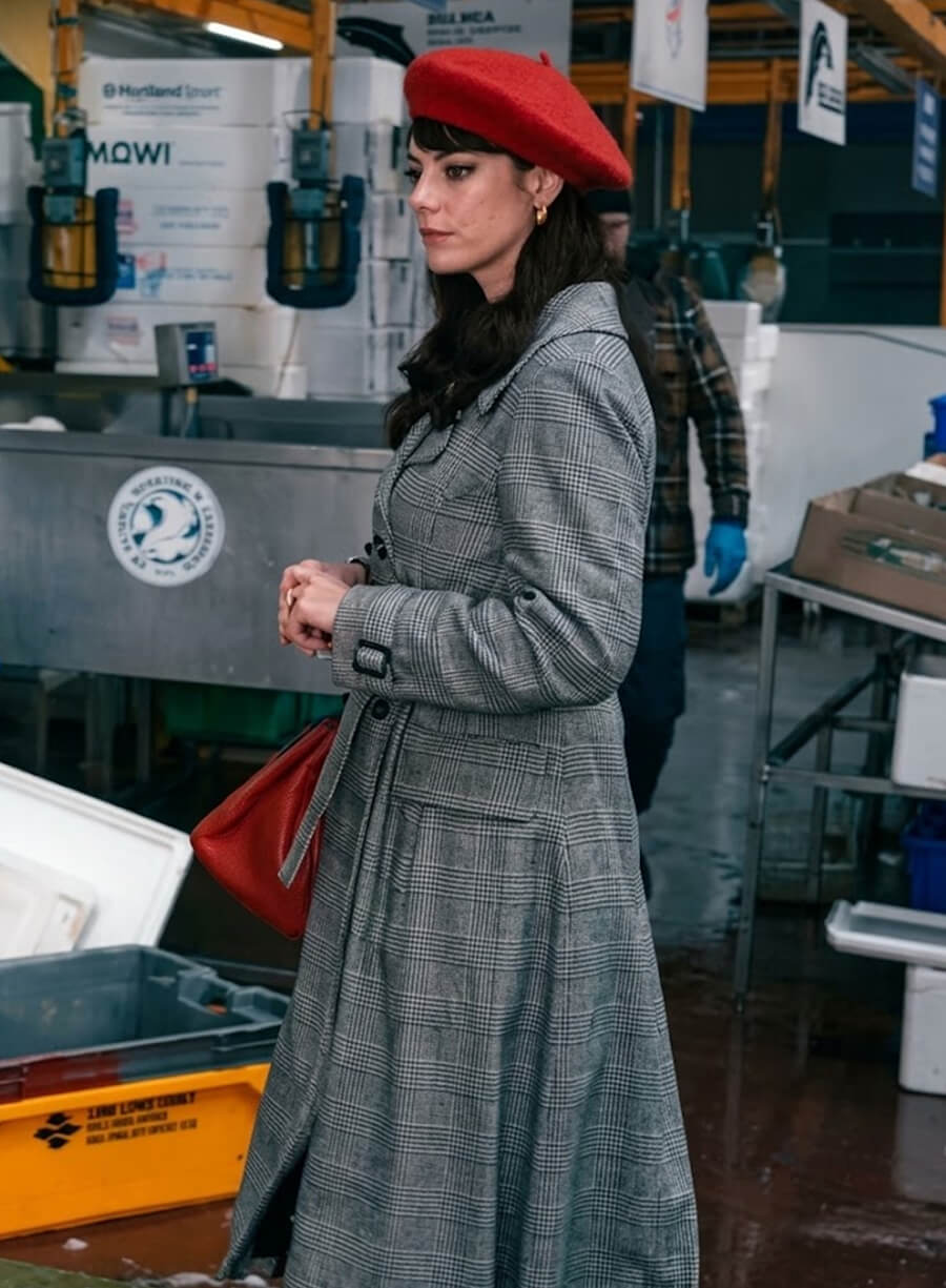 Susie Glass The Gentlemen Kaya Scodelario Plaid Trench Coat