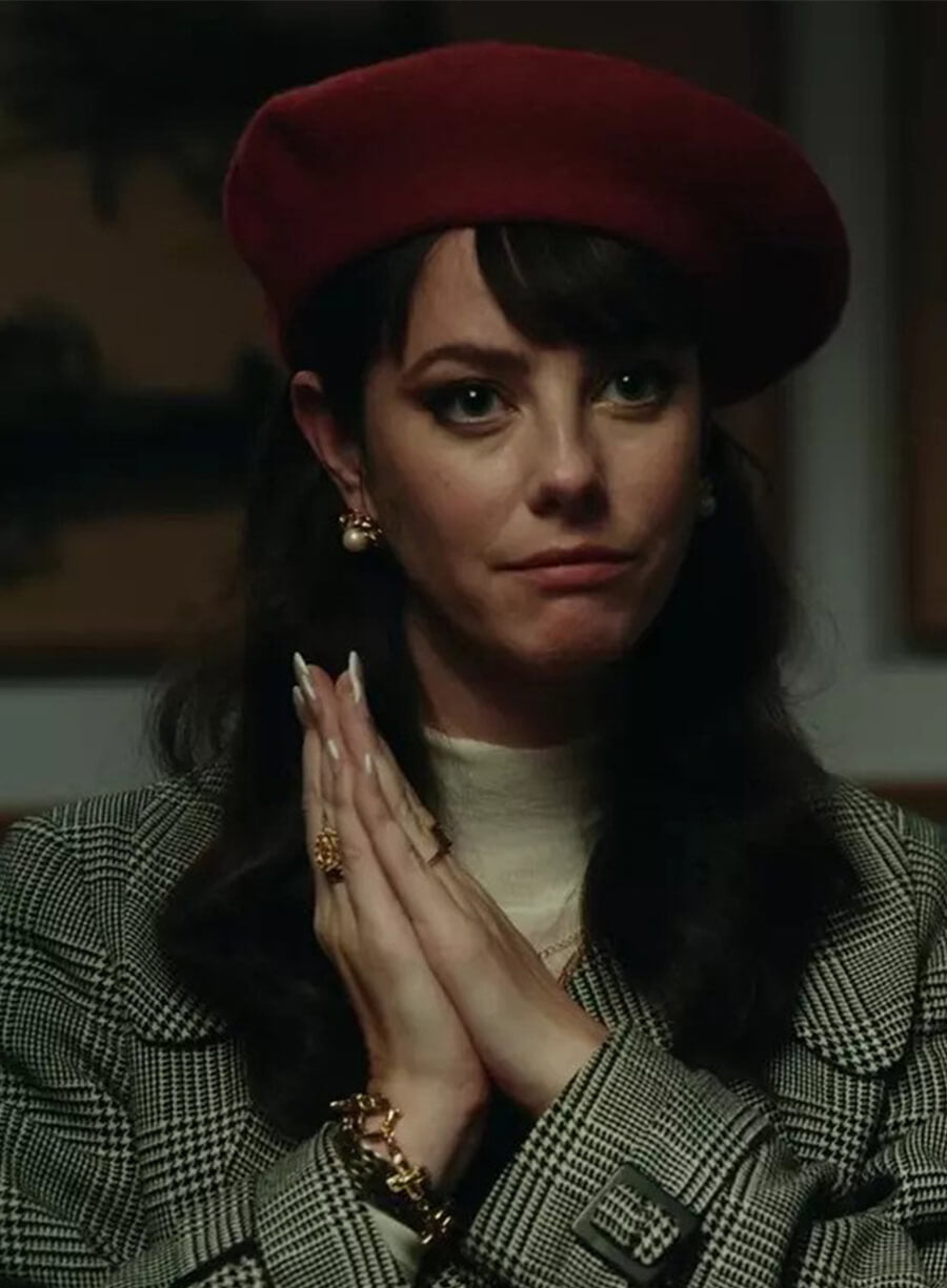 Susie Glass The Gentlemen Kaya Scodelario Plaid Trench Coat
