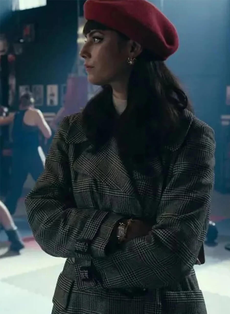 Susie Glass The Gentlemen Kaya Scodelario Plaid Trench Coat