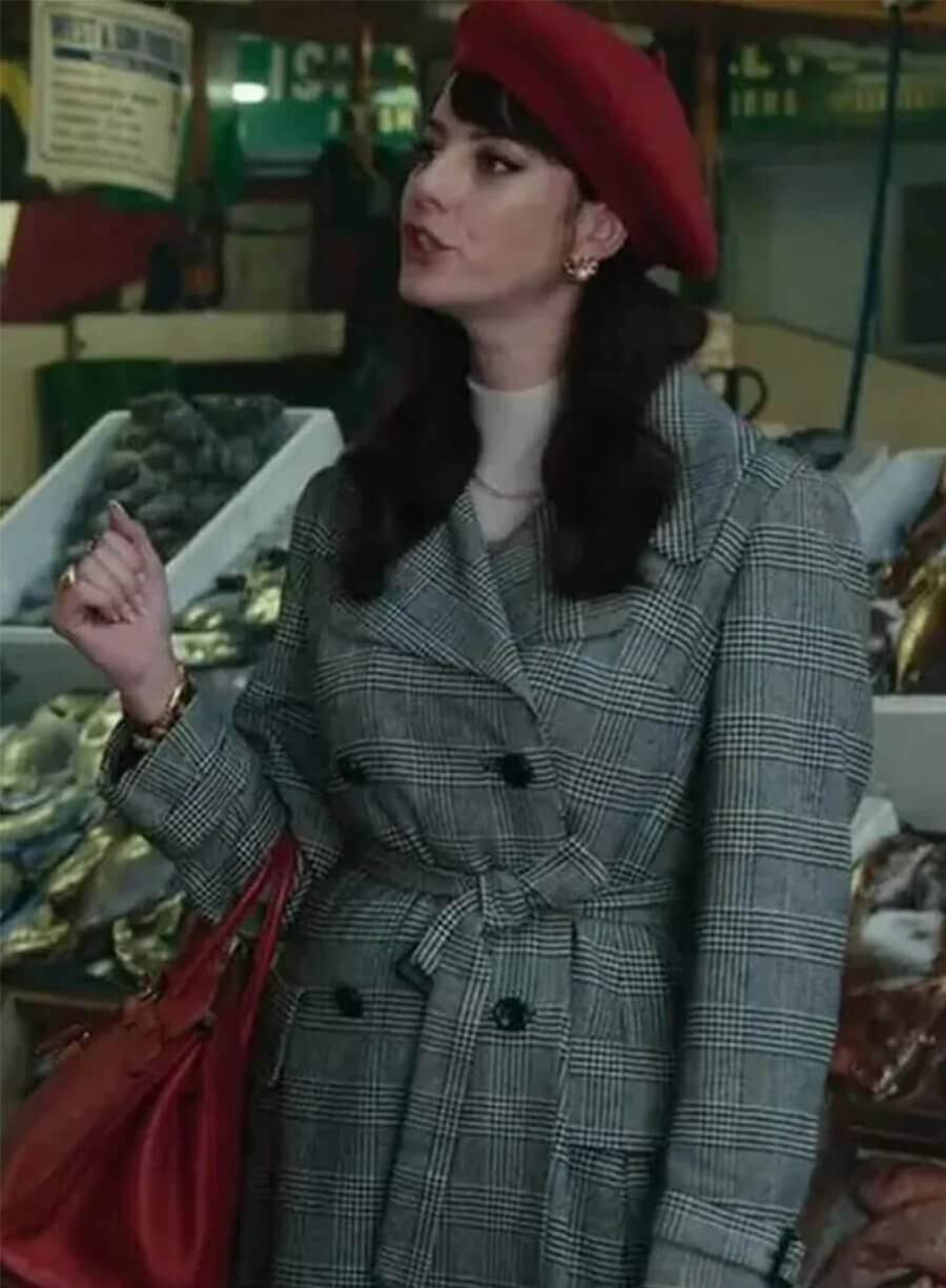 Susie Glass The Gentlemen Kaya Scodelario Plaid Trench Coat