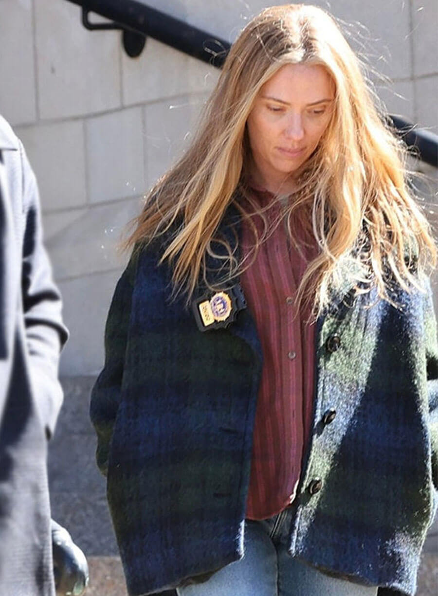 The Exorcist: Martyrs 2027 Scarlett Johansson Plaid Wool jacket