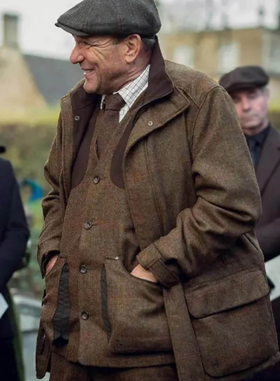The Gentlemen 2024 Geoff Seacombe Brown Jacket