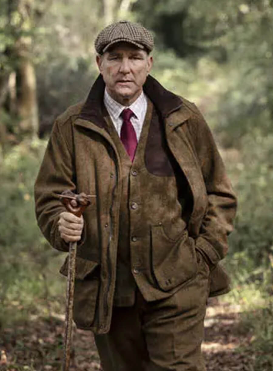 The Gentlemen 2024 Geoff Seacombe Brown Jacket