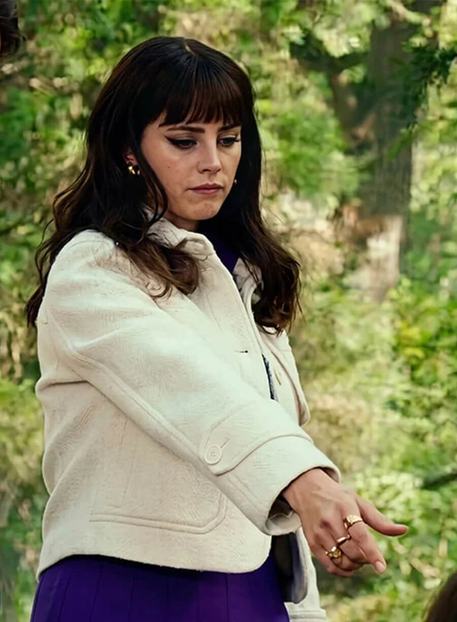 The Gentlemen 2024 Susie Glass White Wool Jacket