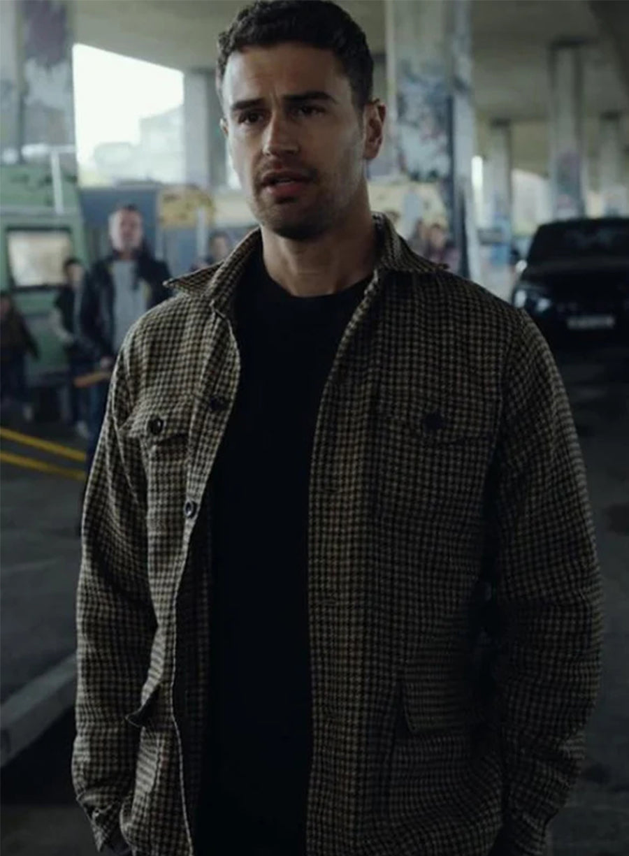 The Gentlemen 2024 Theo James checkered Jacket