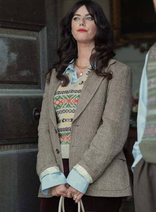 The Gentlemen S02 Kaya Scodelario Grey Blazer