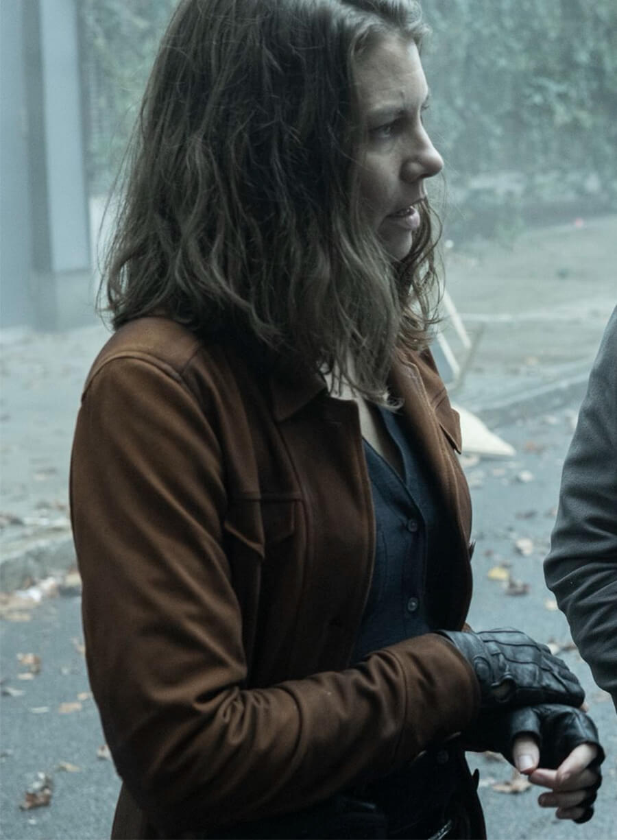 The Walking Dead: Dead City Maggie Greene Brown Jacket