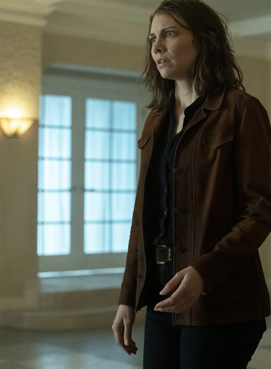 The Walking Dead: Dead City S03 Maggie Greene Brown Jacket