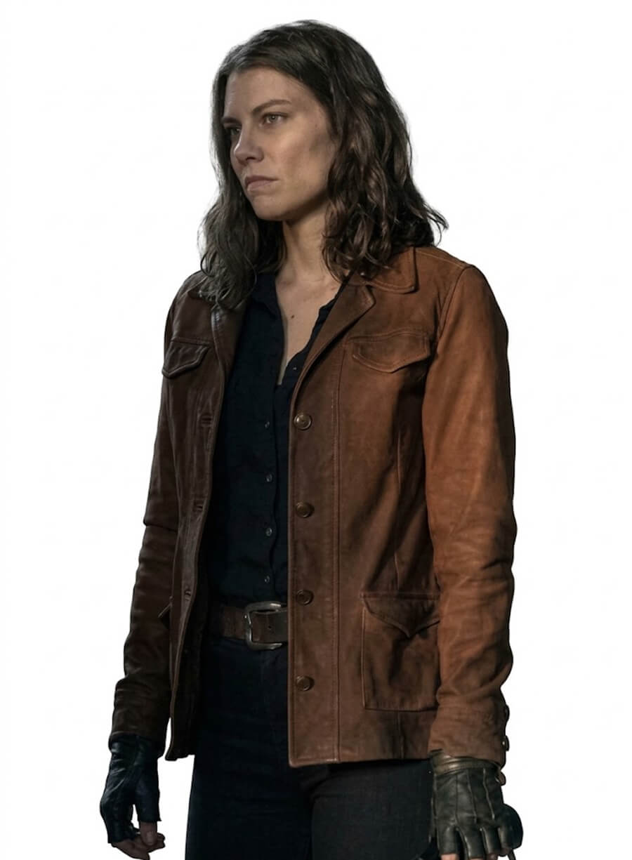 The Walking Dead: Dead City S03 Maggie Greene Brown Jacket