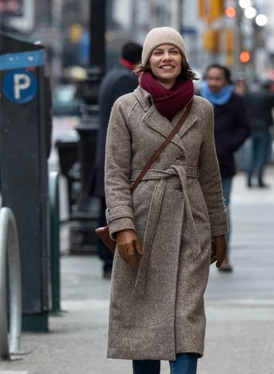 Lauren Cohan The Walking Dead: Dead City S03 Maggie Greene Wool Coat
