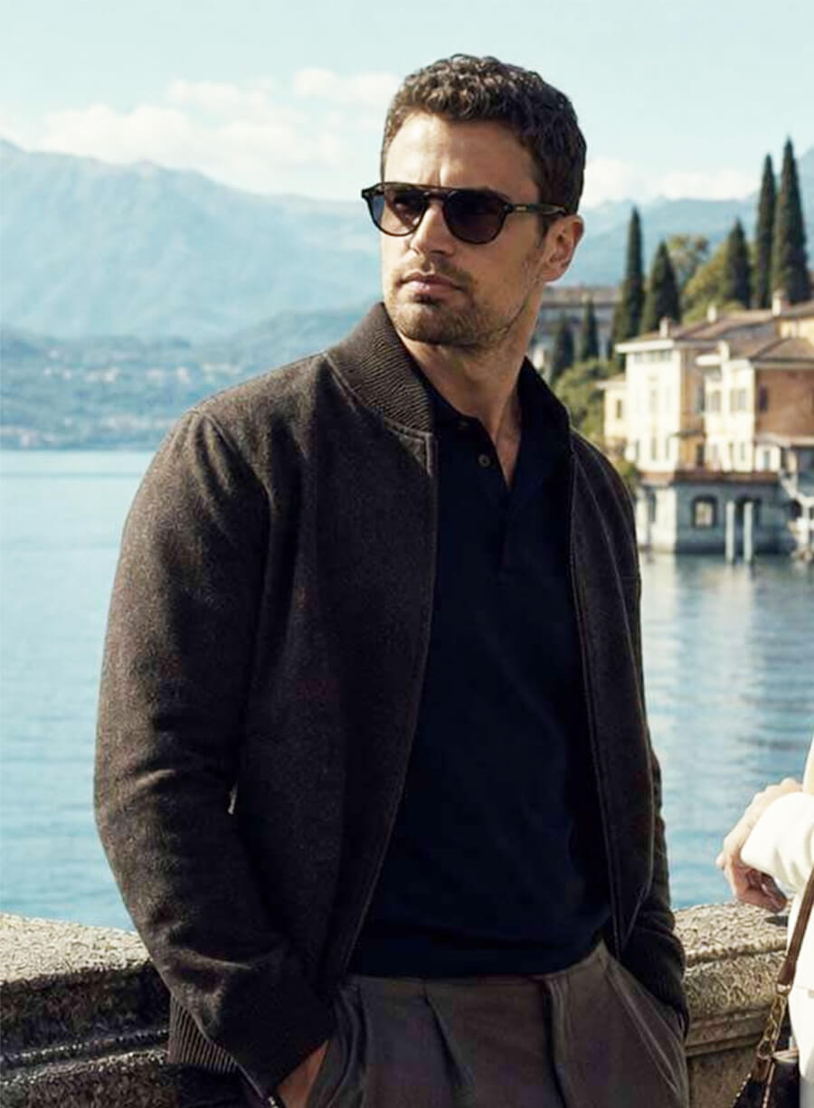 Theo James The Gentlemen S02 Eddie Brown Wool Jacket