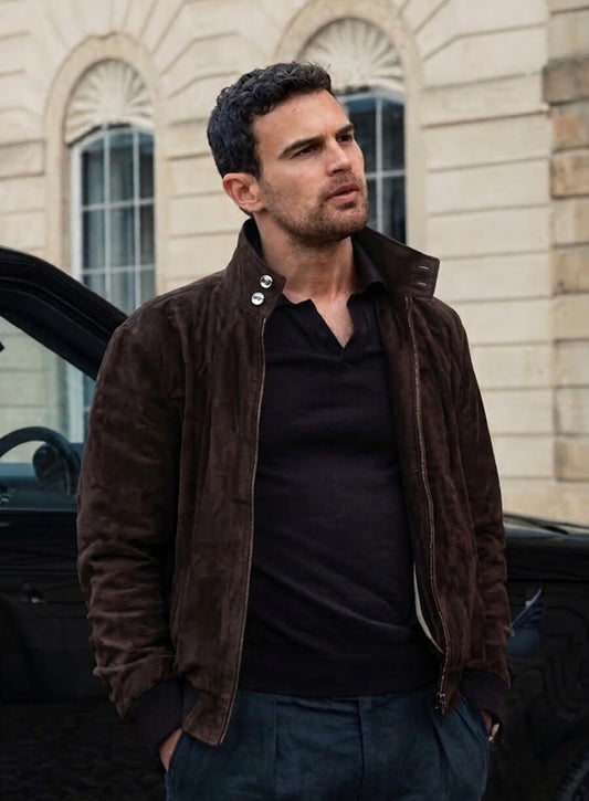 The Gentlemen S02 Eddie Suede Bomber Jacket