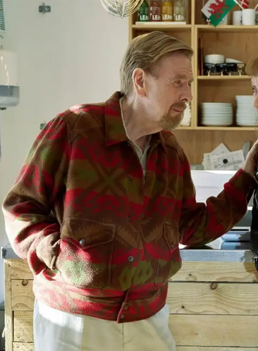 Timothy Spall Death Valley S01 John Chapel Wool Jacket