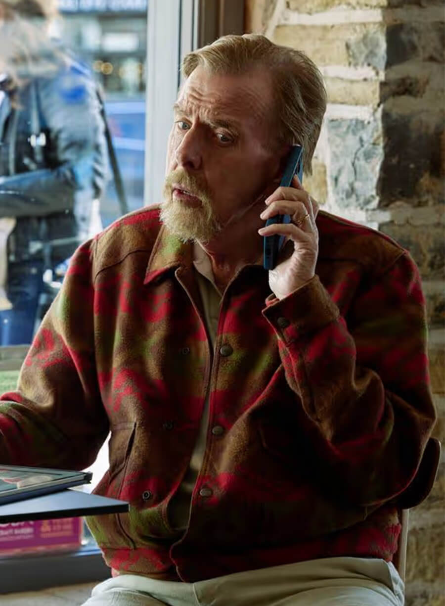 Timothy Spall Death Valley S01 John Chapel Wool Jacket