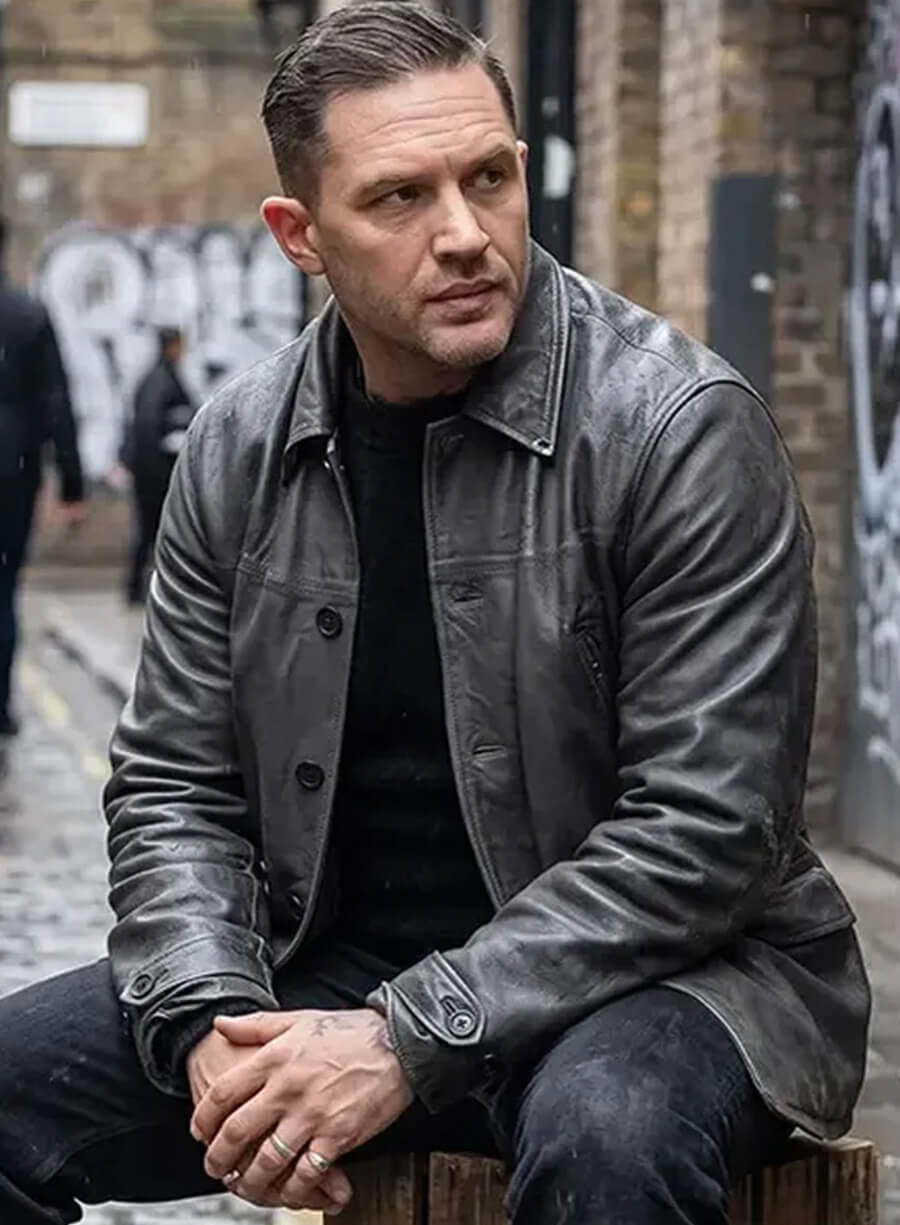 Harry Da Souza MobLand S02 Black Leather Jacket
