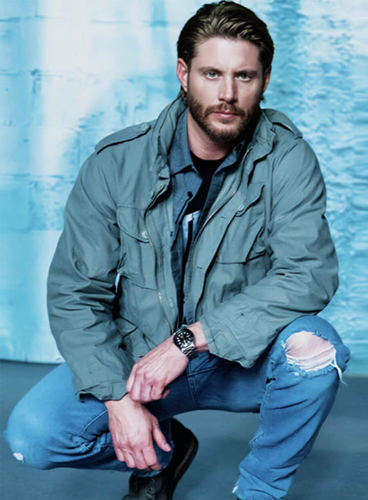 Tracker 2024 Jensen Ackles Green Cotton Jacket