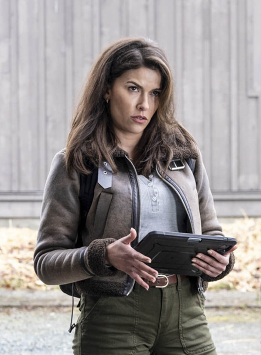 Tracker S01 Billie Matalon Brown Shearling Jacket