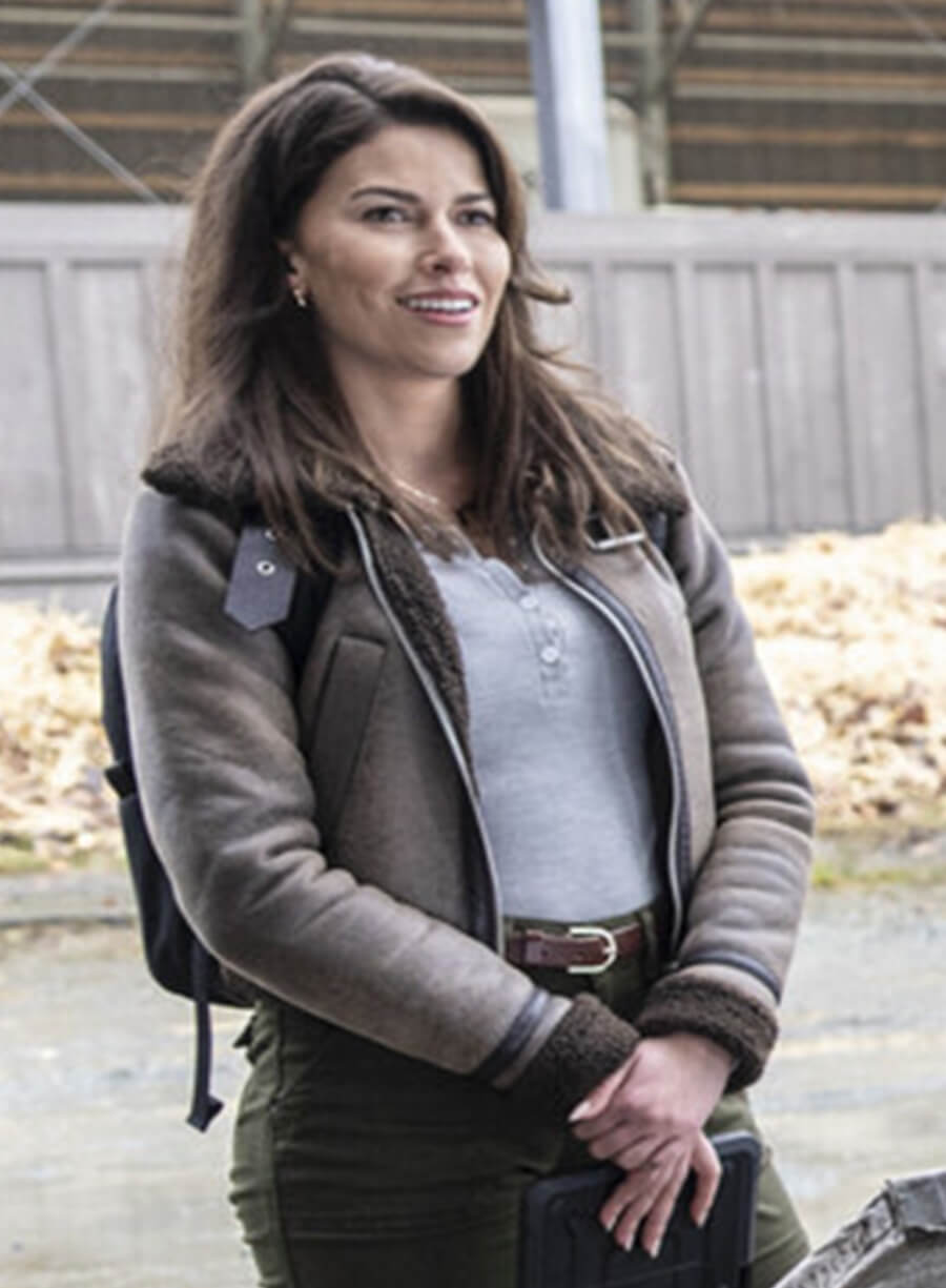 Tracker S01 Billie Matalon Brown Shearling Jacket