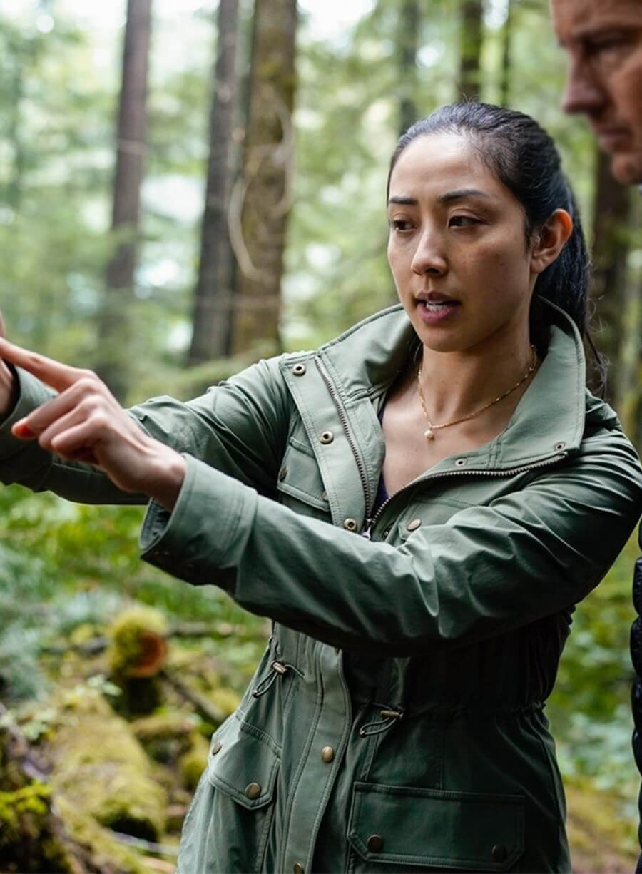 Tracker S02 Amanda Wong Green Cotton Jacket