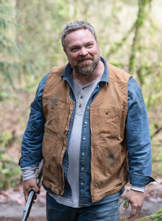 Tracker S02 Joe Marsh Brown Cotton Vest
