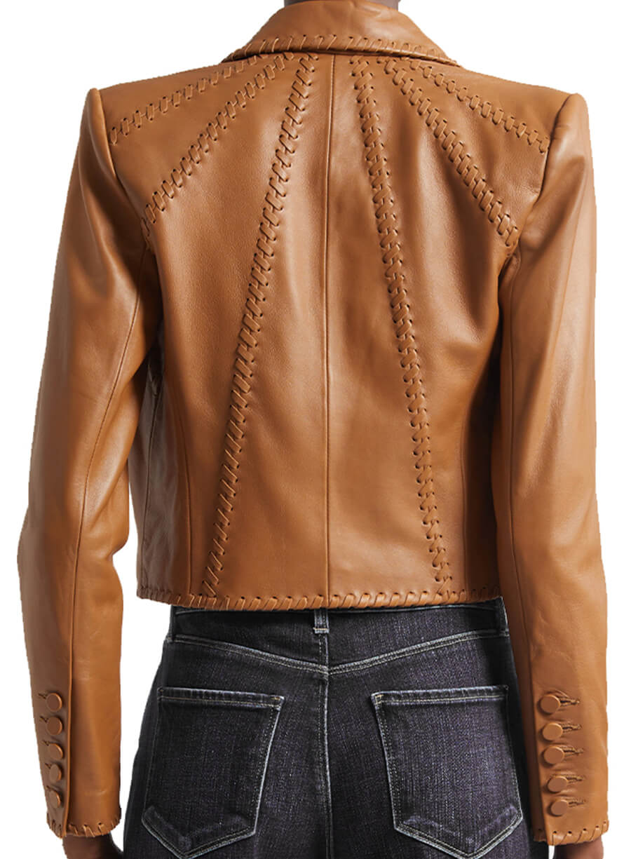 Tracker S03 Billie Matalon Brown Leather Jacket