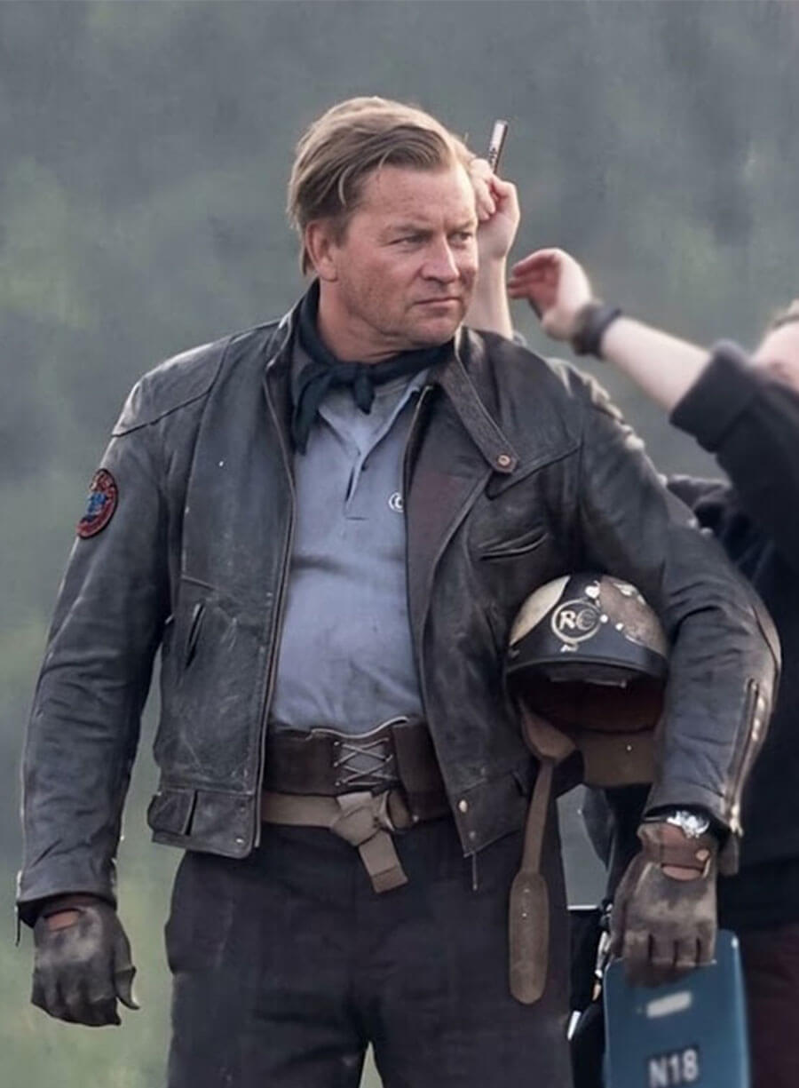 Untitled Mummy Project 2027 Brendan Fraser Black Leather Jacket