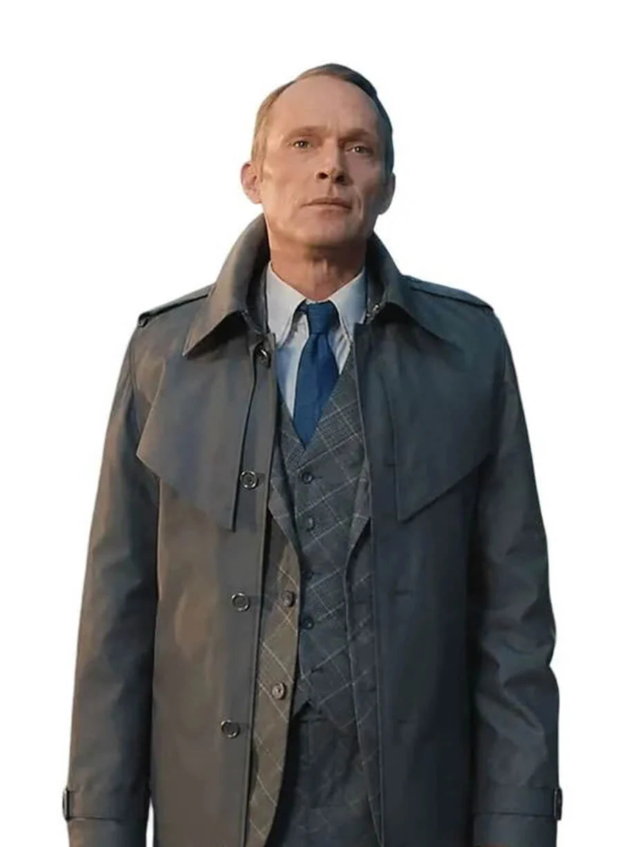 Paul Bettany Grey Trench Coat