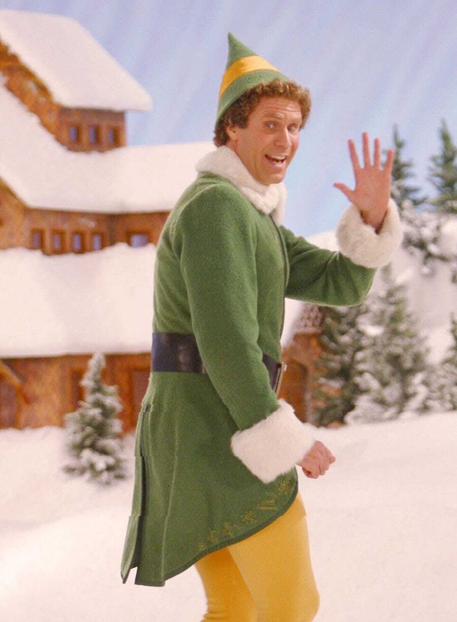 Will Ferrell Elf 2003 Buddy Christmas Wool Coat