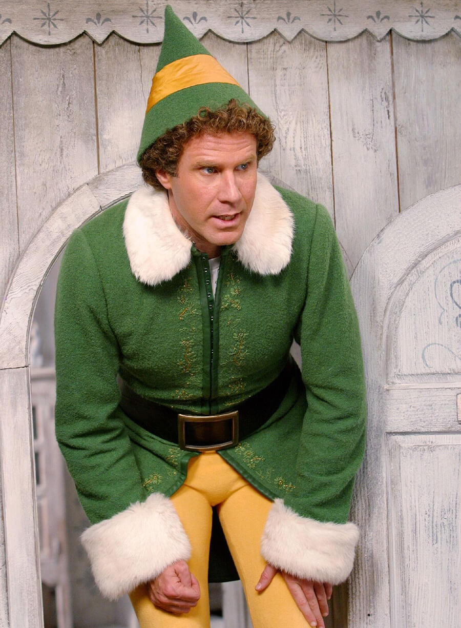Will Ferrell Elf 2003 Buddy Christmas Wool Coat