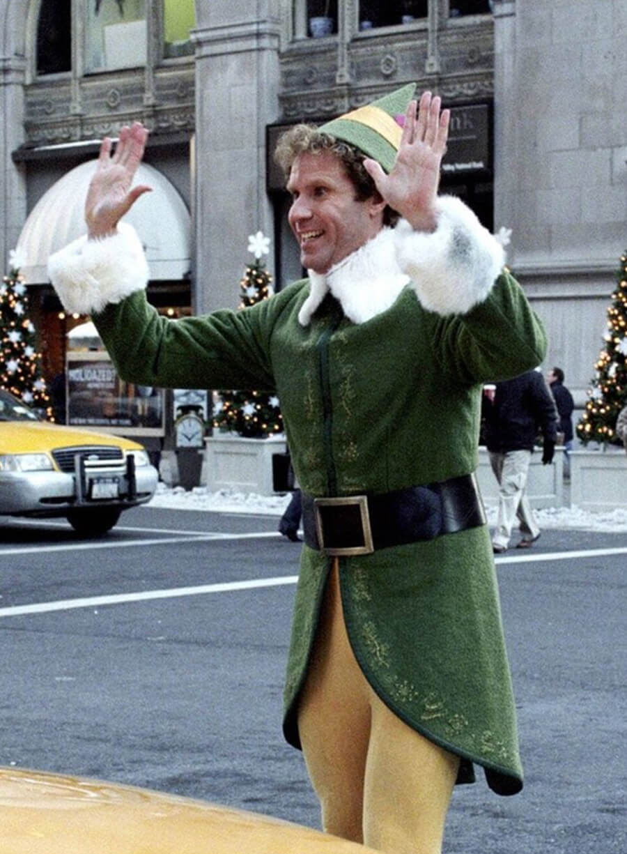 Will Ferrell Elf 2003 Buddy Christmas Wool Coat