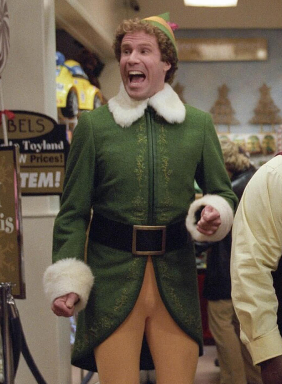 Will Ferrell Elf 2003 Buddy Christmas Wool Coat