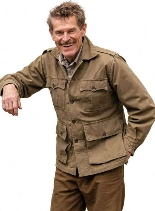 Willem Dafoe Tenzing 2026 Brown Jacket
