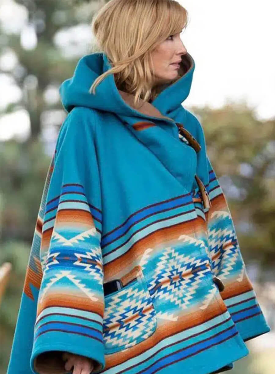 Women's Southwestern Blanket Coat