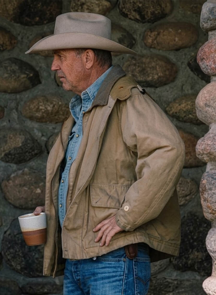 Yellowstone John Dutton Cape Duster Jacket