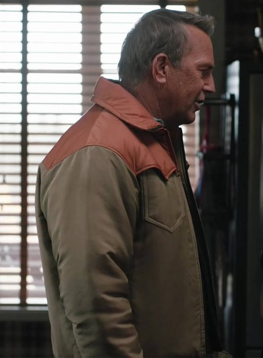 Men's Western Cowboy Quilted Jacket – John Dutton Inspired Cotton Outerwear