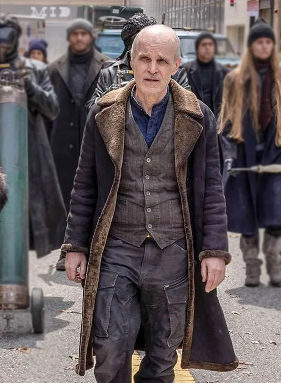 Zeljko Ivanek Shearling Leather Coat